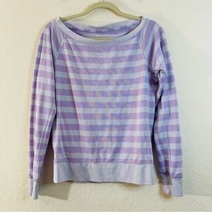 Nike Dri Fit Breathable Long Sleeve Semi Fitted Activewear Top Women Size Small